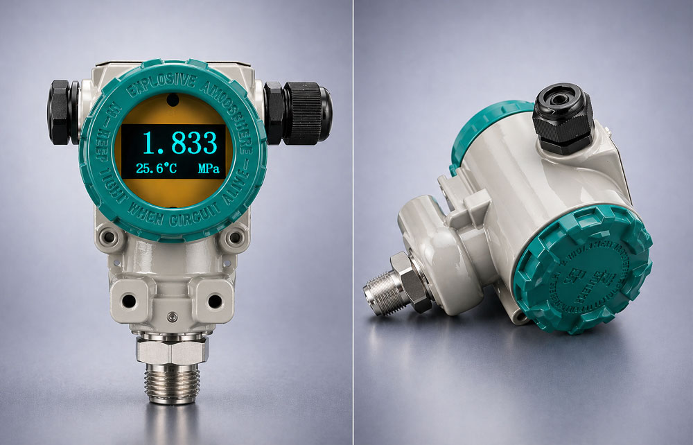Combined Digital Temperature & Pressure Gauge HT-P05-T100 | Hangtech India